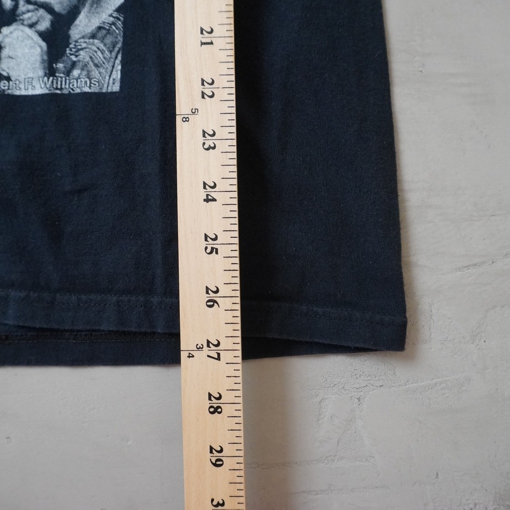 Vintage Black Power T-Shirt XL Mens Fruit of the Loom Malcolm X Muhammad Ali - Picture 6 of 7